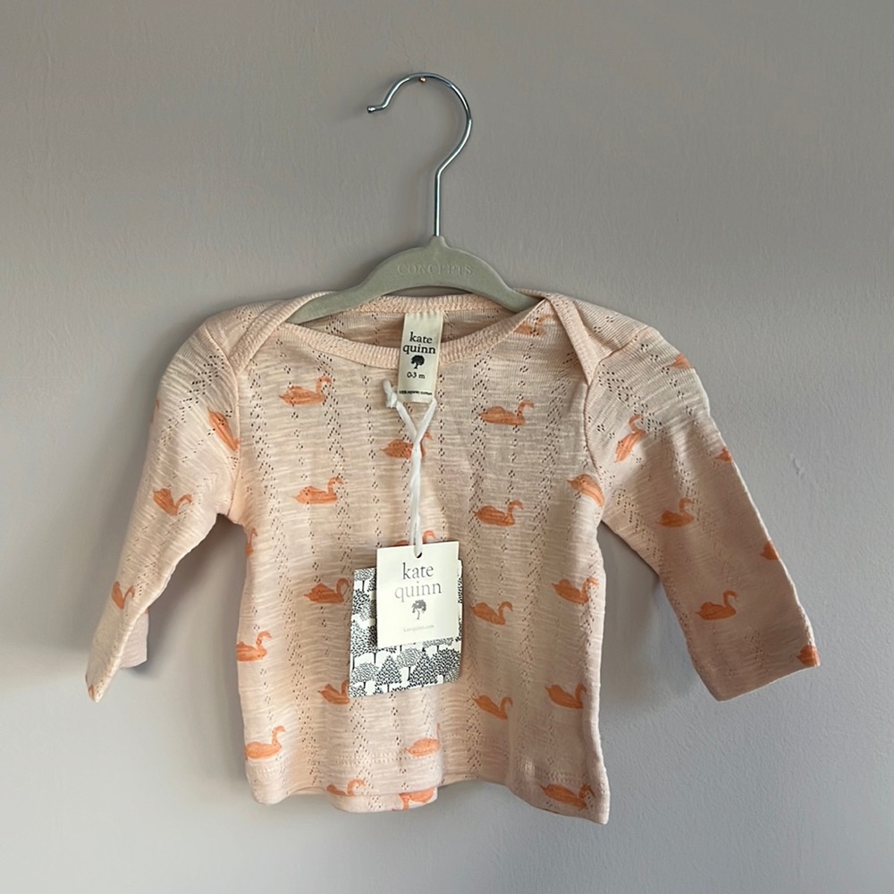 Kate Quinn Swan Organic Cotton Longsleeve